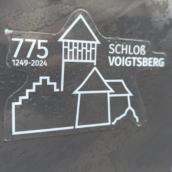 Autoaufkleber 775 Jahre Schloß Voigtsberg – Bild 2